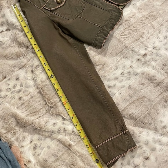 Wilson’s Leather Cropped Military/Band Jacket S - Picture 6 of 14